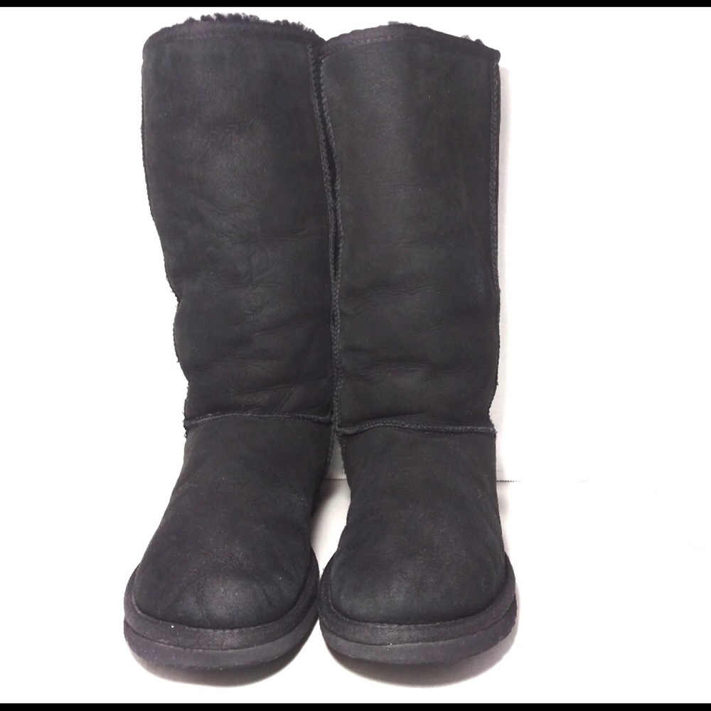 UGG 5815 Black Classic Tall Boots Size 8